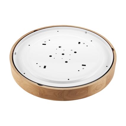 Brilagi - LED Stropna svetilka CARVALHO 4xE27/60W/230V hrast ø 57,5 cm