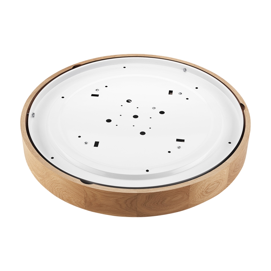 Brilagi - LED Stropna svetilka CARVALHO 4xE27/60W/230V hrast ø 57,5 cm