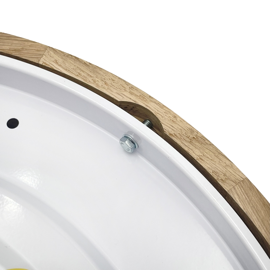 Brilagi - LED stropna svetilka CARVALHO LED/36W/230V, hrast, premer 37,5 cm