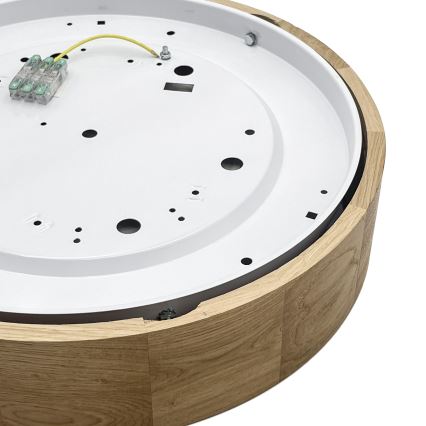 Brilagi - LED stropna svetilka CARVALHO LED/36W/230V, hrast, premer 37,5 cm
