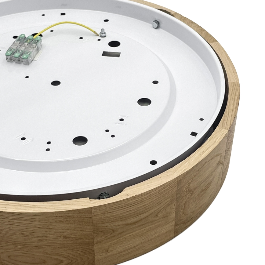 Brilagi - LED stropna svetilka CARVALHO LED/36W/230V, hrast, premer 37,5 cm