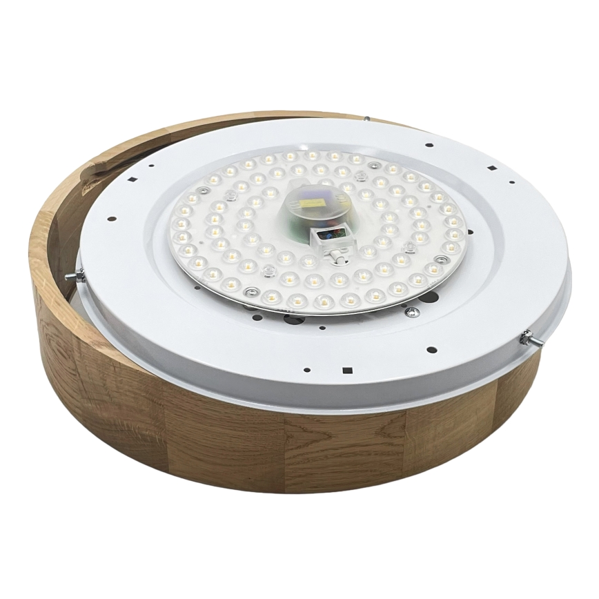 Brilagi - LED stropna svetilka CARVALHO LED/36W/230V, hrast, premer 37,5 cm