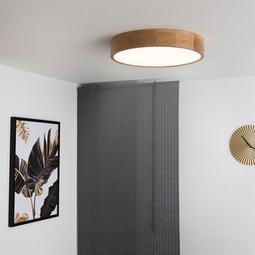 Brilagi - LED stropna svetilka CARVALHO LED/36W/230V hrast, premer 47,5 cm