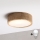 Brilagi - LED stropna svetilka CARVALHO MODERN 1xE27/60W/230V, premer 27,5 cm, hrast