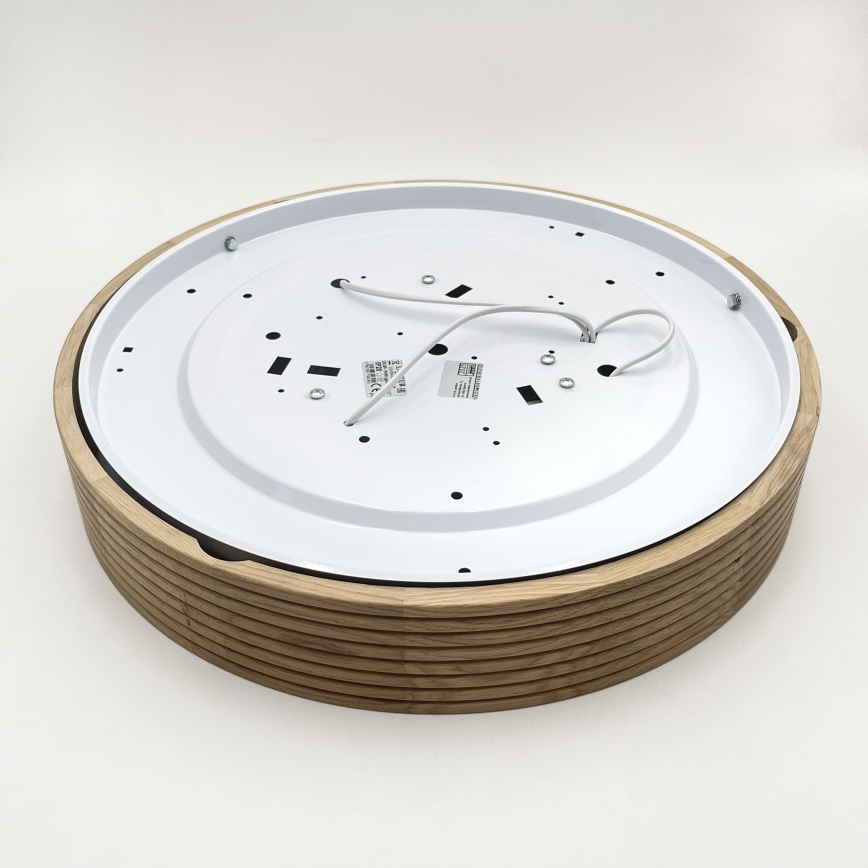 Brilagi - LED stropna svetilka CARVALHO MODERN 3xE27/60W/230V premer 47,5 cm hrast