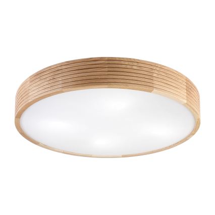Brilagi - LED stropna svetilka CARVALHO MODERN 4xE27/60W/230V, hrast, premer 57,5 cm