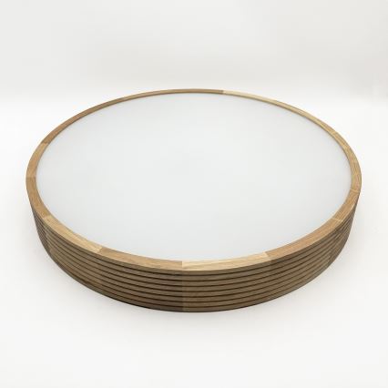 Brilagi - LED stropna svetilka CARVALHO MODERN 4xE27/60W/230V, hrast, premer 57,5 cm