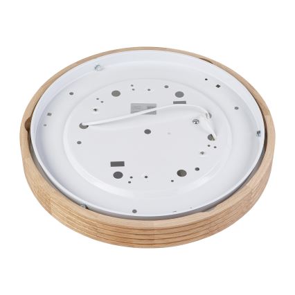 Brilagi - LED stropno svetilo CARVALHO MODERN SLIM 2xE27/60W/230V Ø 37,5 cm hrast
