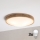 Brilagi - LED stropna svetilka CARVALHO MODERN SLIM 3xE27/60W/230V pr. 47,5 cm hrast