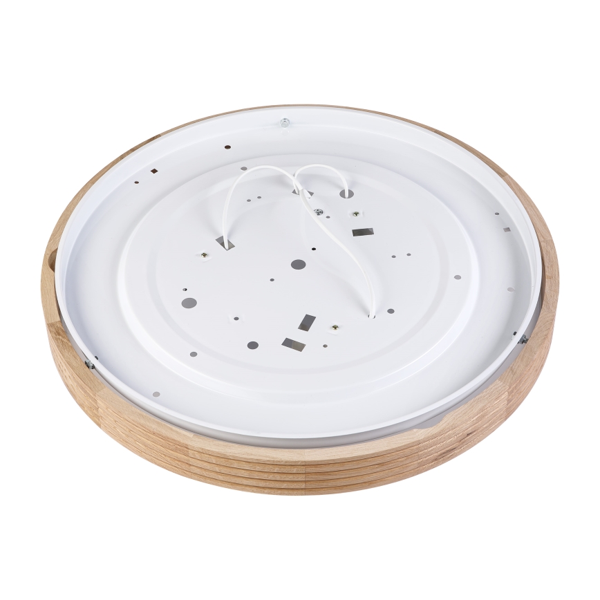 Brilagi - LED stropna svetilka CARVALHO MODERN SLIM 3xE27/60W/230V pr. 47,5 cm hrast