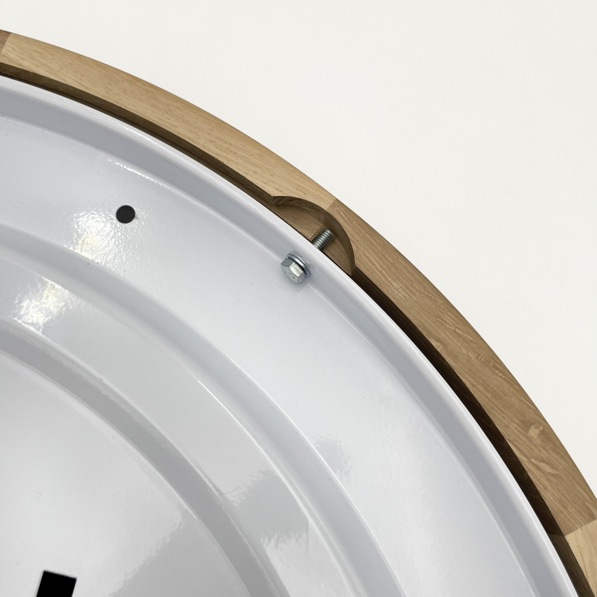Brilagi - LED stropna svetilka CARVALHO MODERN SLIM 3xE27/60W/230V pr. 47,5 cm hrast