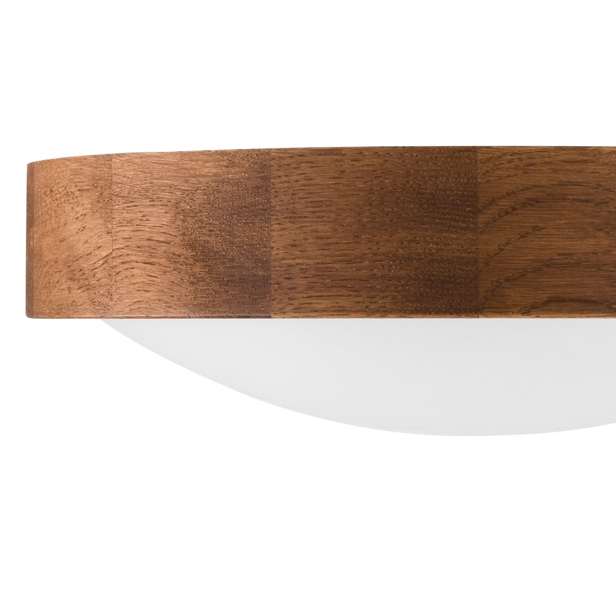 Brilagi - LED Stropna svetilka CARVALHO SLIM 1xE27/60W/230V hrast češnja pr. 27 cm