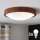 Brilagi - LED stropna svetilka CARVALHO SLIM 2xE27/15W/230V, hrast/češnja, Ø 37 cm