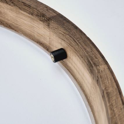 Brilagi - LED Stropna svetilka CARVALHO SLIM 2xE27/60W/230V hrast oreh pr. 37 cm