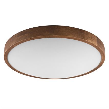 Brilagi - LED stropna svetilka CARVALHO SLIM 3xE27/15W/230V, hrast češnja, premer 47 cm