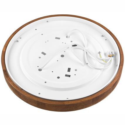 Brilagi - LED stropna svetilka CARVALHO SLIM 3xE27/15W/230V, hrast češnja, premer 47 cm