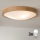 Brilagi - LED stropna svetilka CARVALHO SLIM 3xE27/15W/230V, hrast, premer 47 cm