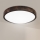 Brilagi - LED stropna svetilka CARVALHO SLIM SMOKEY LED/36W/230V, hrast, premer 37,5 cm