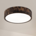 Brilagi - LED stropna svetilka CARVALHO SMOKEY LED/36W/230V, hrast, premer 37,5 cm