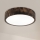 Brilagi - LED stropna svetilka CARVALHO SMOKEY LED/36W/230V, hrast, premer 37,5 cm