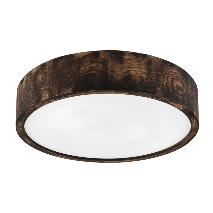 Brilagi - LED stropna svetilka CARVALHO SMOKEY LED/36W/230V, hrast, premer 37,5 cm