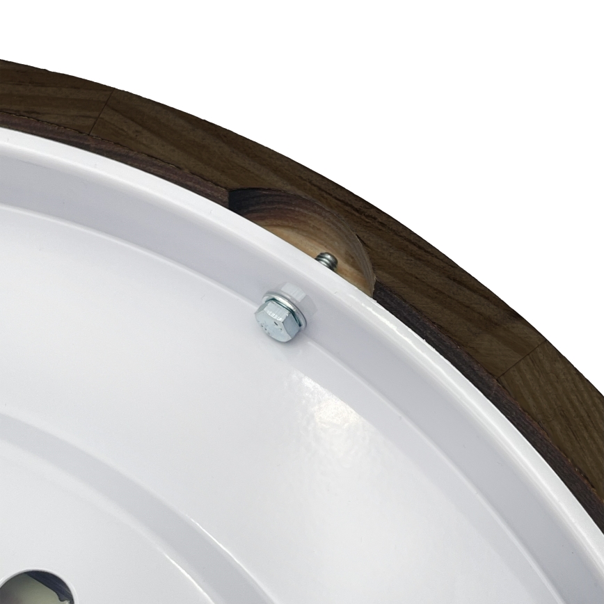 Brilagi - LED stropna svetilka CARVALHO SMOKEY LED/36W/230V, hrast, premer 37,5 cm