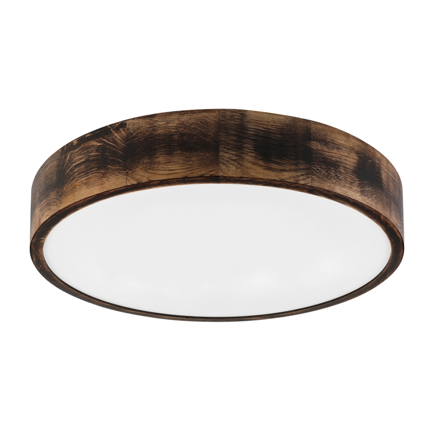 Brilagi - LED stropna svetilka CARVALHO SMOKEY LED/36W/230V hrast, premer 47,5 cm