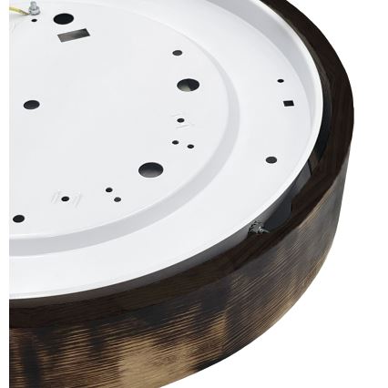 Brilagi - LED stropna svetilka CARVALHO SMOKEY LED/36W/230V hrast, premer 47,5 cm