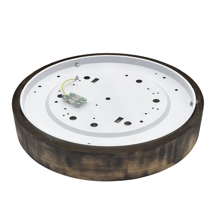 Brilagi - LED stropna svetilka CARVALHO SMOKEY LED/36W/230V hrast, premer 47,5 cm