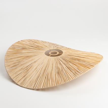 Brilagi - LED stropna svetilka CERIA BOHO za površinsko montažo 1xE27/40W/230V premer 60 cm rafija/hrast