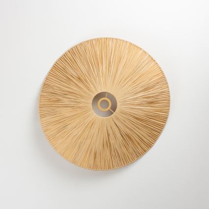 Brilagi - LED stropna svetilka CERIA BOHO za površinsko montažo 1xE27/40W/230V premer 60 cm rafija/hrast