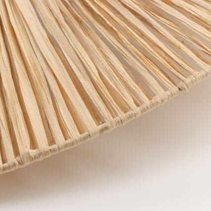 Brilagi - LED stropna svetilka CERIA BOHO za površinsko montažo 1xE27/40W/230V premer 60 cm rafija/hrast