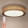 Brilagi - LED stropna svetilka COCI z možnostjo zatemnitve LED/48W/230V 3000-6500K, premer 39 cm, dekor lesa/črna + daljinski upravljalnik