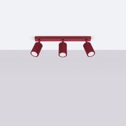 Brilagi - LED stropna svetilka CRESTO 3xGU10/10W/230V bordo