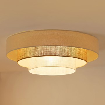 Brilagi - LED Stropna svetilka DENVER LUNETA LED/12W/230V pr. 60 cm 3000K/4000K/6400K bež/krem barva