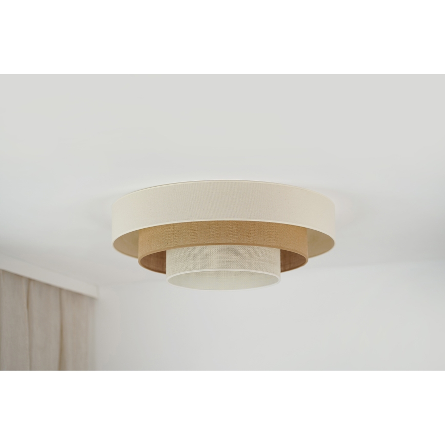 Brilagi - LED Stropna svetilka DENVER LUNETA LED/12W/230V pr. 60 cm 3000K/4000K/6400K bež/krem barva