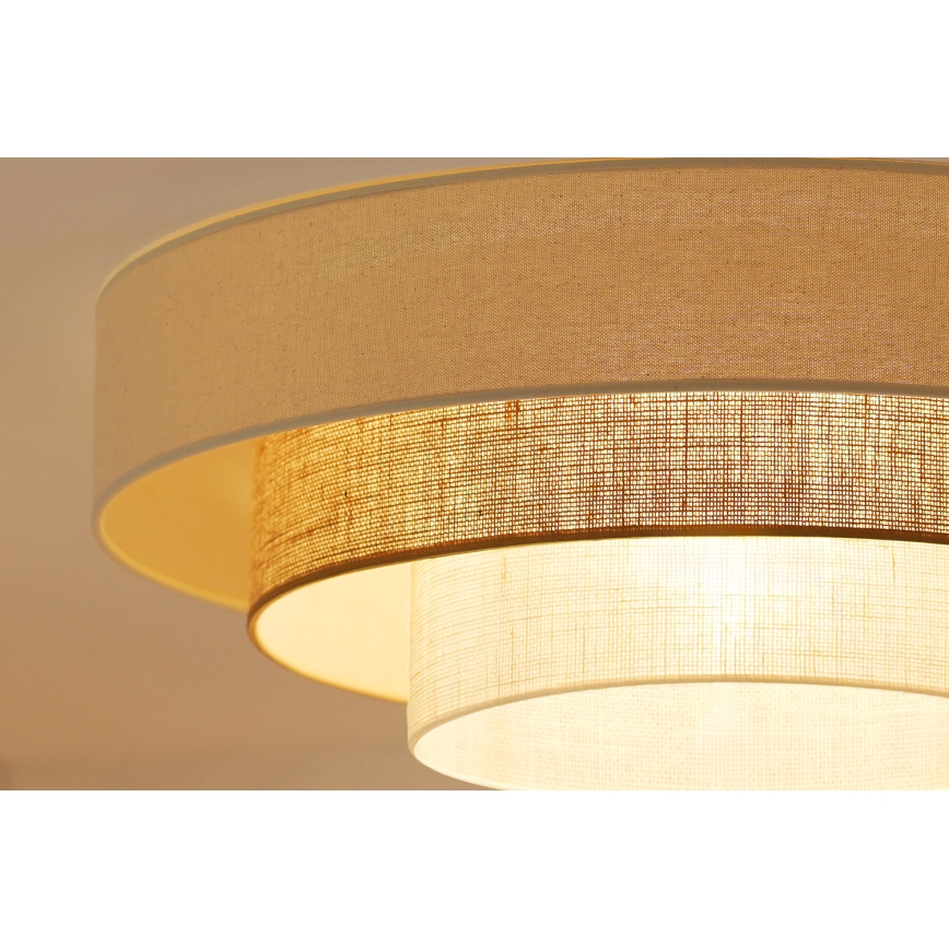 Brilagi - LED Stropna svetilka DENVER LUNETA LED/12W/230V pr. 60 cm 3000K/4000K/6400K bež/krem barva