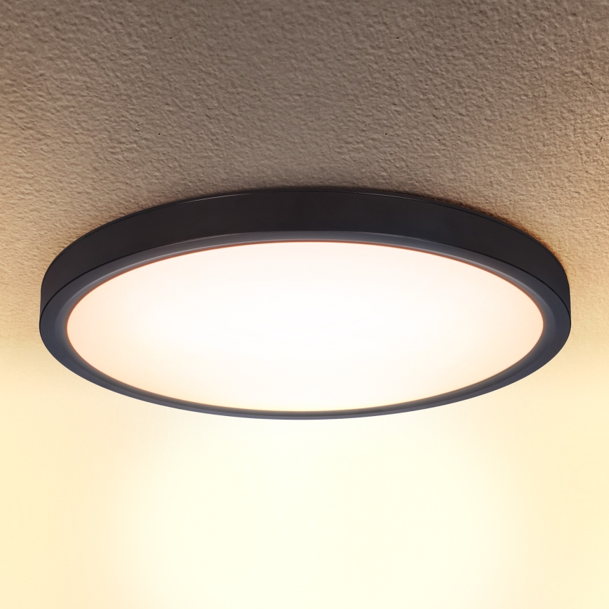 Brilagi - LED stropna svetilka ESTELA LED/18W/230V premer 30 cm črna