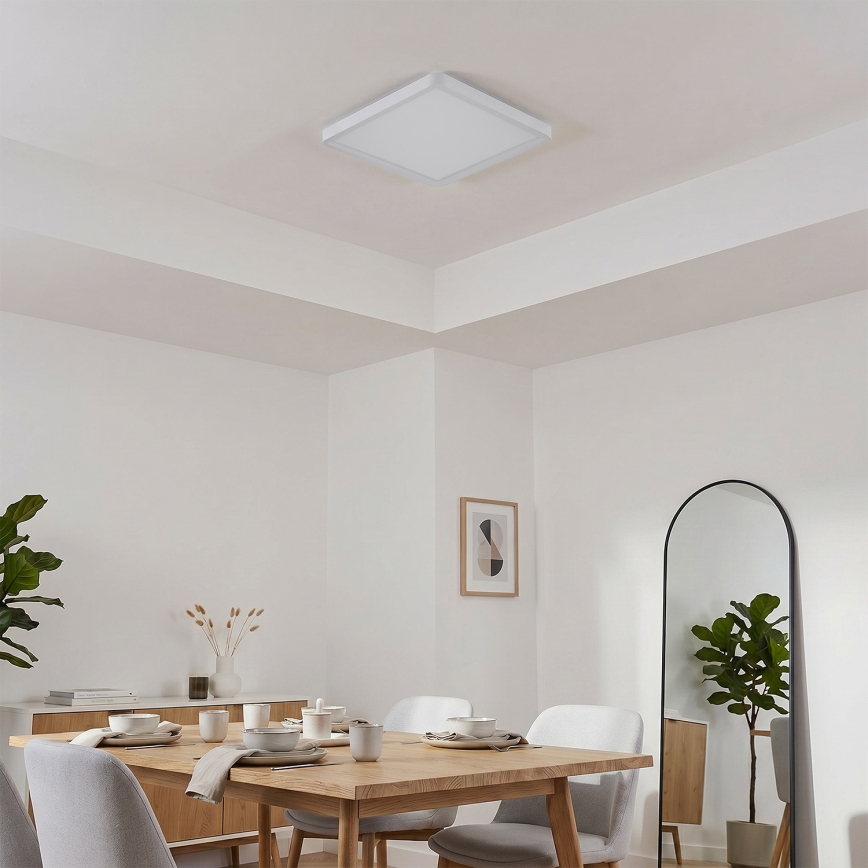 Brilagi - LED stropna svetilka ESTELA SQUARE LED/24W/230V 31x31 cm bela