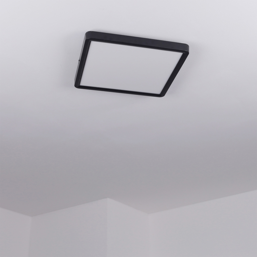 Brilagi - LED stropna svetilka ESTELA SQUARE LED/24W/230V 31x31 cm črna