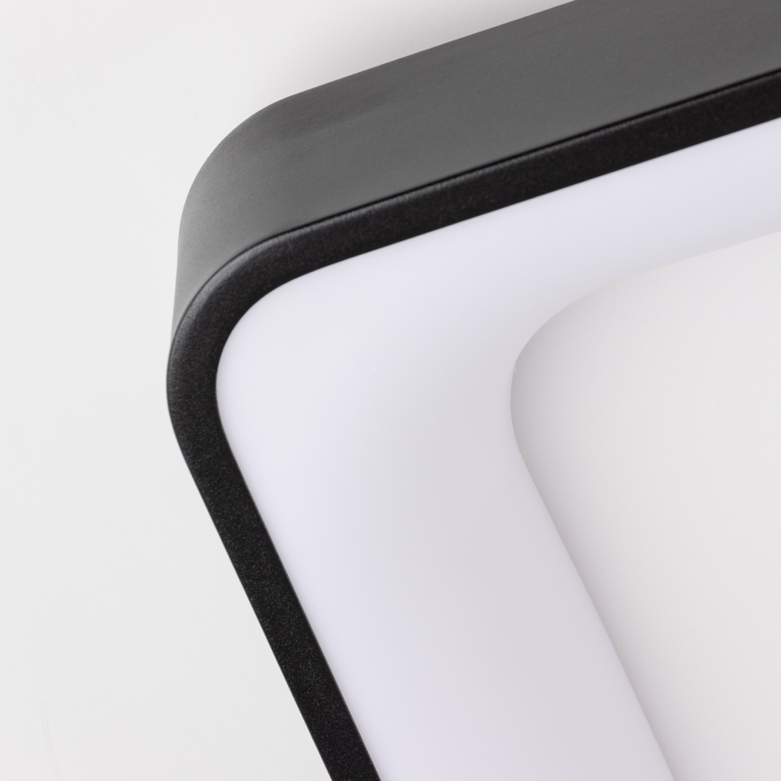 Brilagi - LED zatemnljivo stropno svetilo FALCON II LED/125W/230V 3000-6500K 60x60 cm črna + daljinski upravljalnik