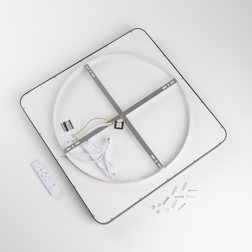 Brilagi - LED zatemnljivo stropno svetilo FALCON II LED/125W/230V 3000-6500K 60x60 cm črna + daljinski upravljalnik