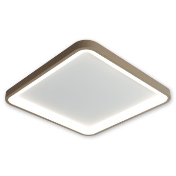 BRILAGI - LED stropna svetilka FALCON SLIM z možnostjo zatemnitve LED/50W/230V 3000-6500K 50x50 cm bela/bež + daljinski upravljalnik