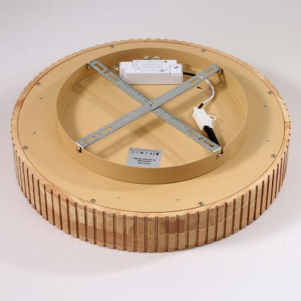 Brilagi - LED stropna svetilka FALCON WOOD MODERN LED/30W/230V 3000/4000/6000K premer 45 cm les