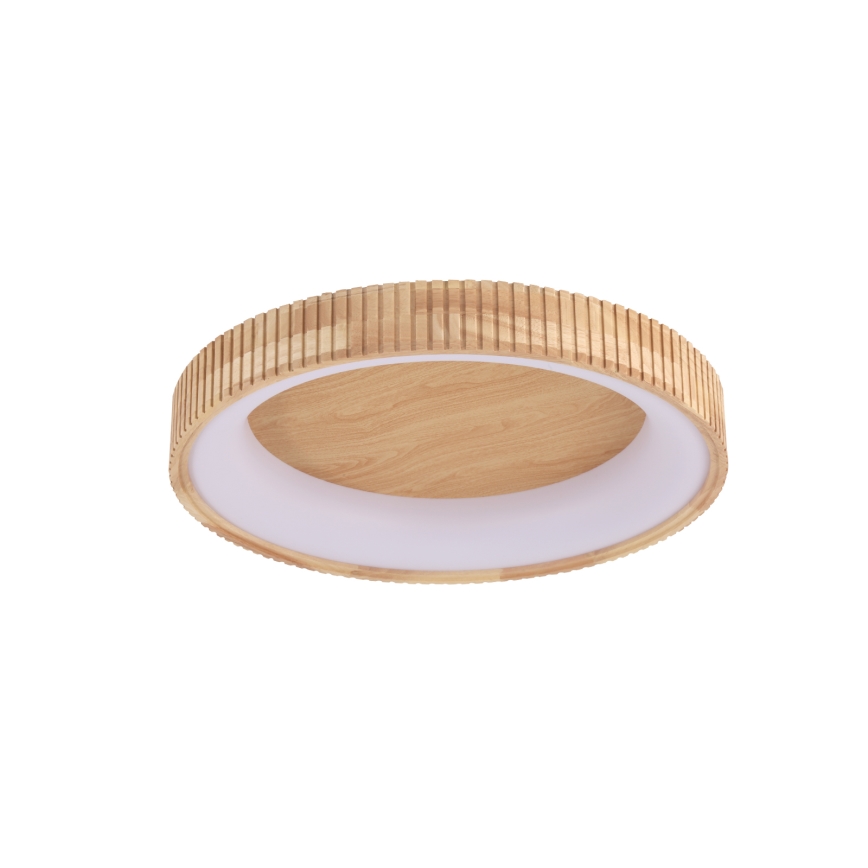 Brilagi - LED stropna svetilka FALCON WOOD MODERN, LED 40 W, 230 V, 3000/4000/6000 K, premer 60 cm, les