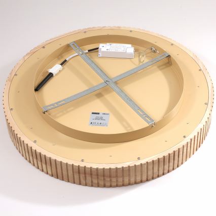 Brilagi - LED stropna svetilka FALCON WOOD MODERN, LED 40 W, 230 V, 3000/4000/6000 K, premer 60 cm, les