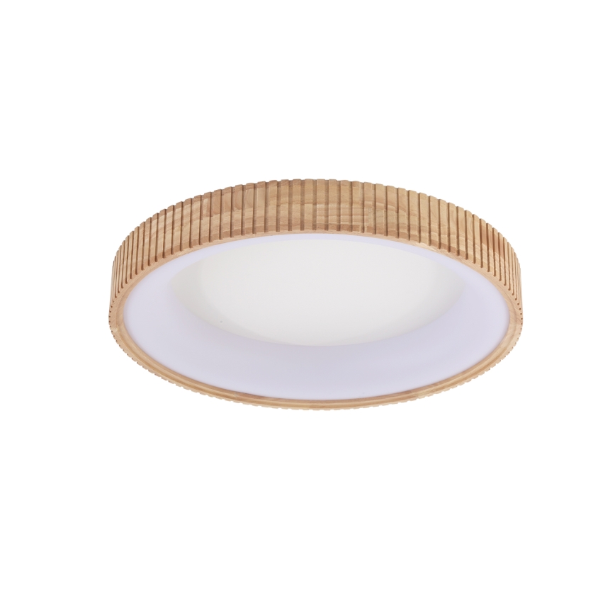 Brilagi - LED stropna svetilka FALCON WOOD MODERN, LED 40 W, 230 V, 3000/4000/6000 K, premer 60 cm, lesena