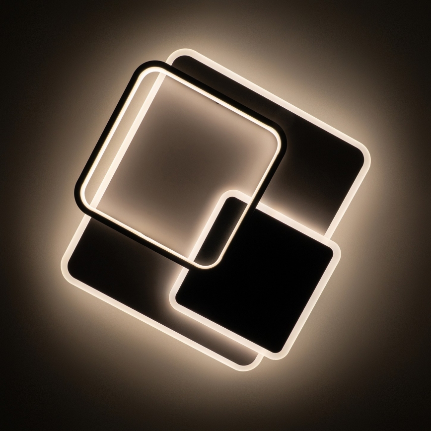 Brilagi - Zatemnjevalna LED stropna svetilka FLARE LED/64W/230V 45x45 cm 3000/4000/6000K + daljinski upravljalnik