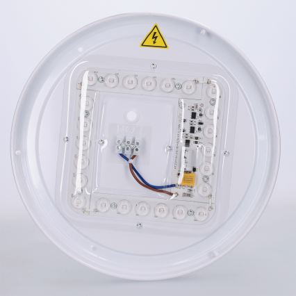 Brilagi - LED stropna svetilka FLOCO LED/24W/230V premer 30 cm lesni dekor/črna
