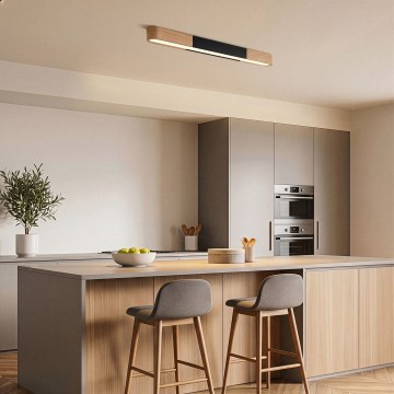 BRILAGI - LED stropna svetilka GARDALINE LED/100W/230V 80 cm hrast/črna